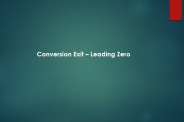 Leading zero