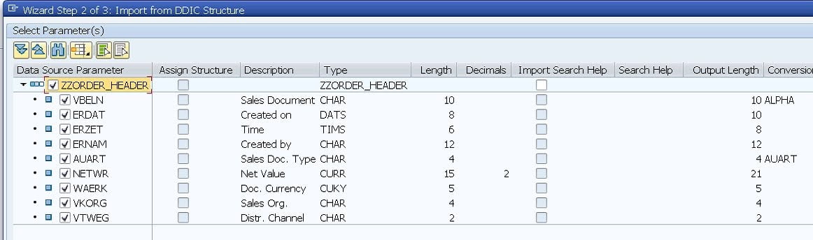 Entity type attribute