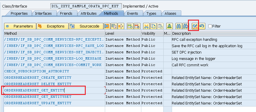 Redefine get_entity method