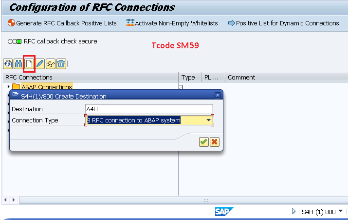 SM59 Transaction